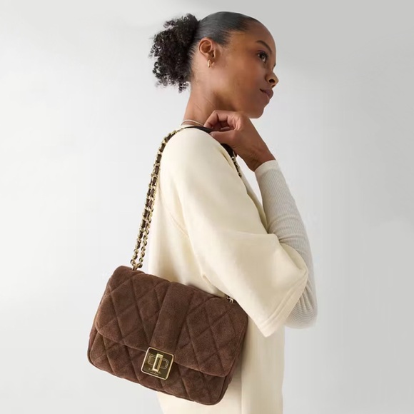 Kate Spade Brown Quilted Crossbody Bag - Picture 5 of 8